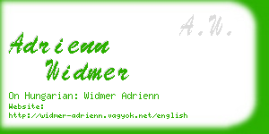 adrienn widmer business card